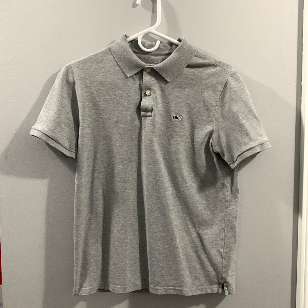 Vineyard Vines XS Gray Short Sleeve Polo
